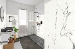 Obkladový panel Carrara Vained White 120x40