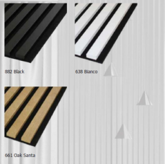 Lamely Velebi Plus černý filc 450 x 450 mm, sada 4 panely